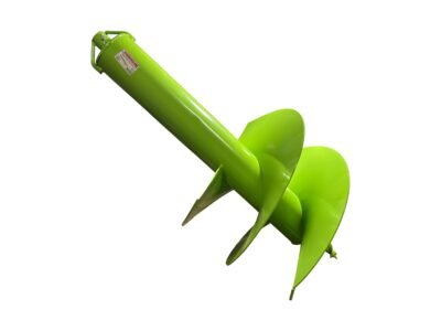 WERHE Erdbohrer 400mm — Profi-Vollstahl Erdbohrer für Bohrhammer